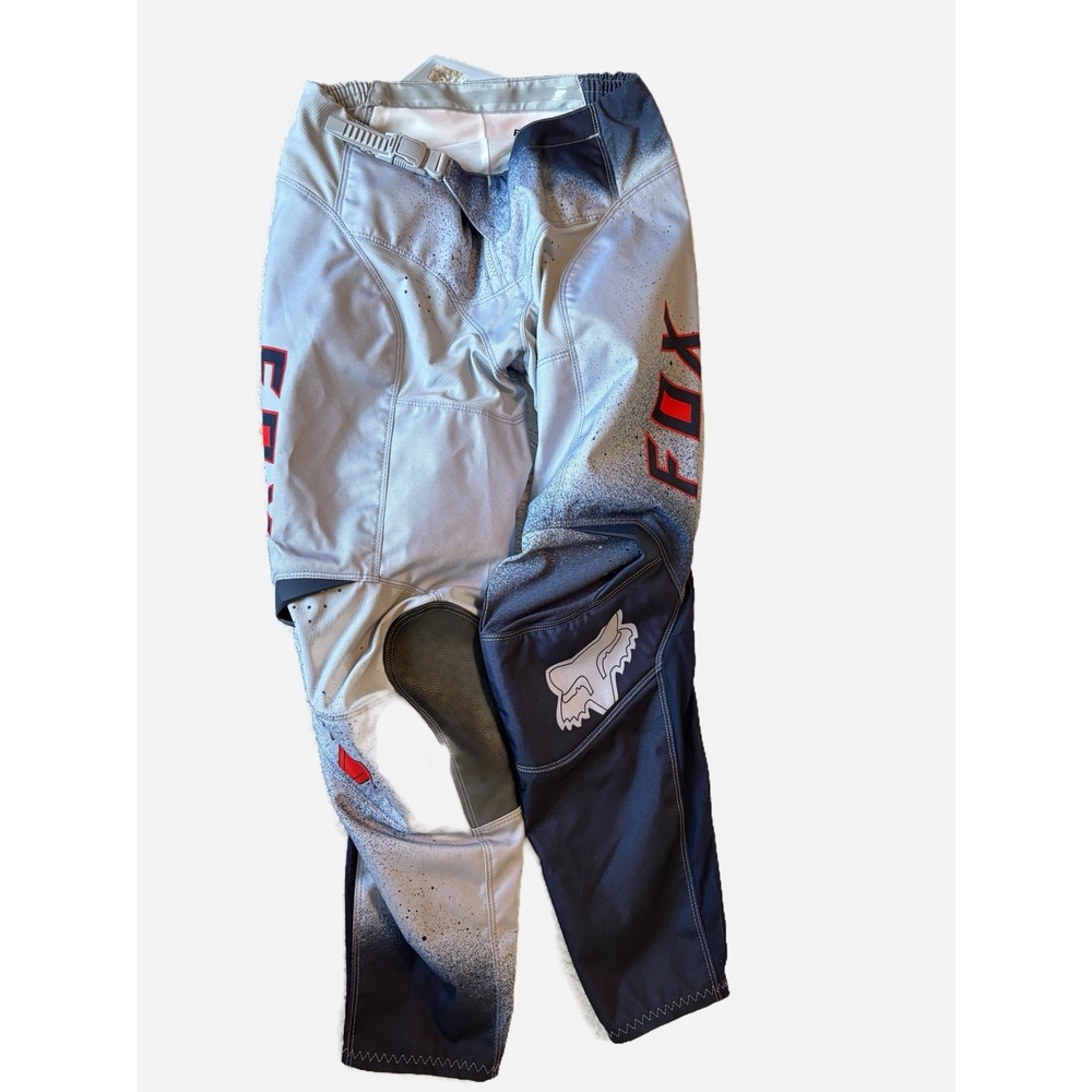Fox Racing 180 Bnkz Motocross Pants Gray White Size 10-26